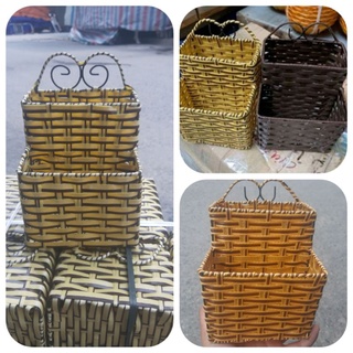 #Đan mây Hanmade# Ống đũa mây tre đan dáng 2 ống so le - ống đũa nhà hàng, màu sắc phong phú