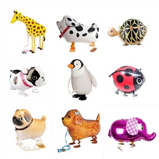 Bong Bóng Nhôm Hình Thú Cưng Đi Dạo Trang Trí Tiệc Sinh Nhật Cho Bé Mới