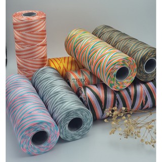 Sợi dù 1mm loang ống màu 21-30