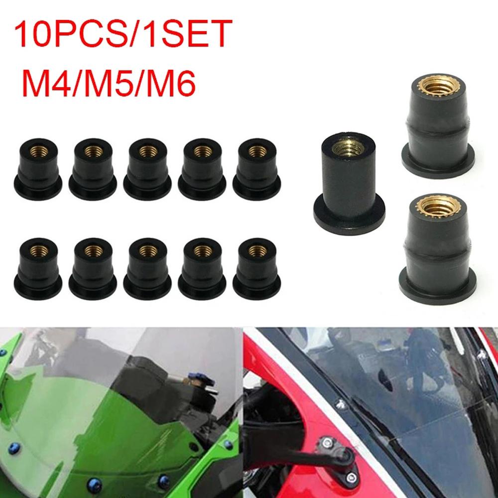 HONDA Chốt Cài Kính Chắn Gió 4 / 5 / 6mm M4 / M5 / M6 Chuyên Dụng Cho Xe Mô Tô Suzuki