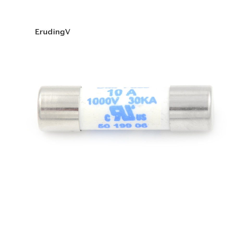 Cầu Chì Gốm Xi Lanh Màu Trắng 10X38Mm 1000V 10A