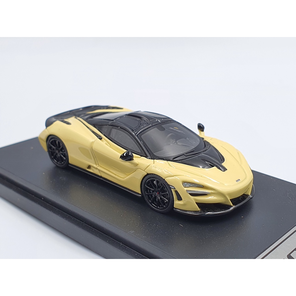 Xe Mô Hình MCLaren 720S N-Largo Tỉ lệ 1:64 Hãng sản xuất Peako ( Kem )