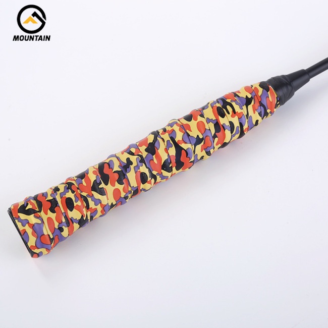 Băng Quấn Tay Cầm Vợt Cầu Lông Leo Núi Bằng Pu Họa Tiết Rằn Ri Chống Trượt Thấm Hút Mồ Hô