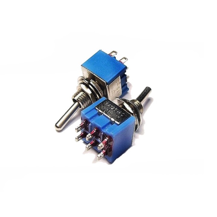 Công tắc gạt 6 chân 3 vị trí MTS 203 3A/250V 6A/125V Loại Tốt