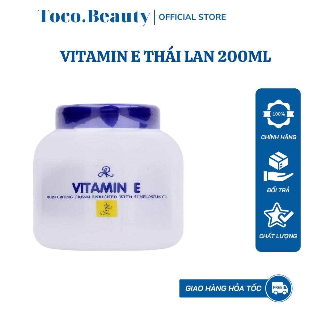 Kem dưỡng da dưỡng ẩm Vitamin E Aeron Thái Lan mờ nám giảm nhăn bảo vệ da 200ml