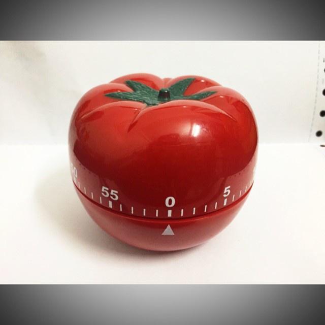 Đồng hồ hẹn giờ đếm ngược pomodoro cà chua