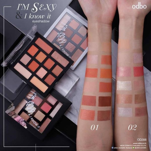 Phấn mắt Odbo I'm Sexy &amp; I Know It EyeShadow OD288 (MÀU NO.2)