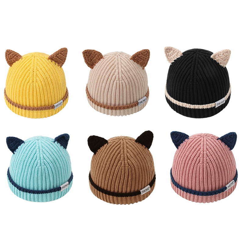 Mũ beanie Tai Mèo Dễ Thương Cho Bé
