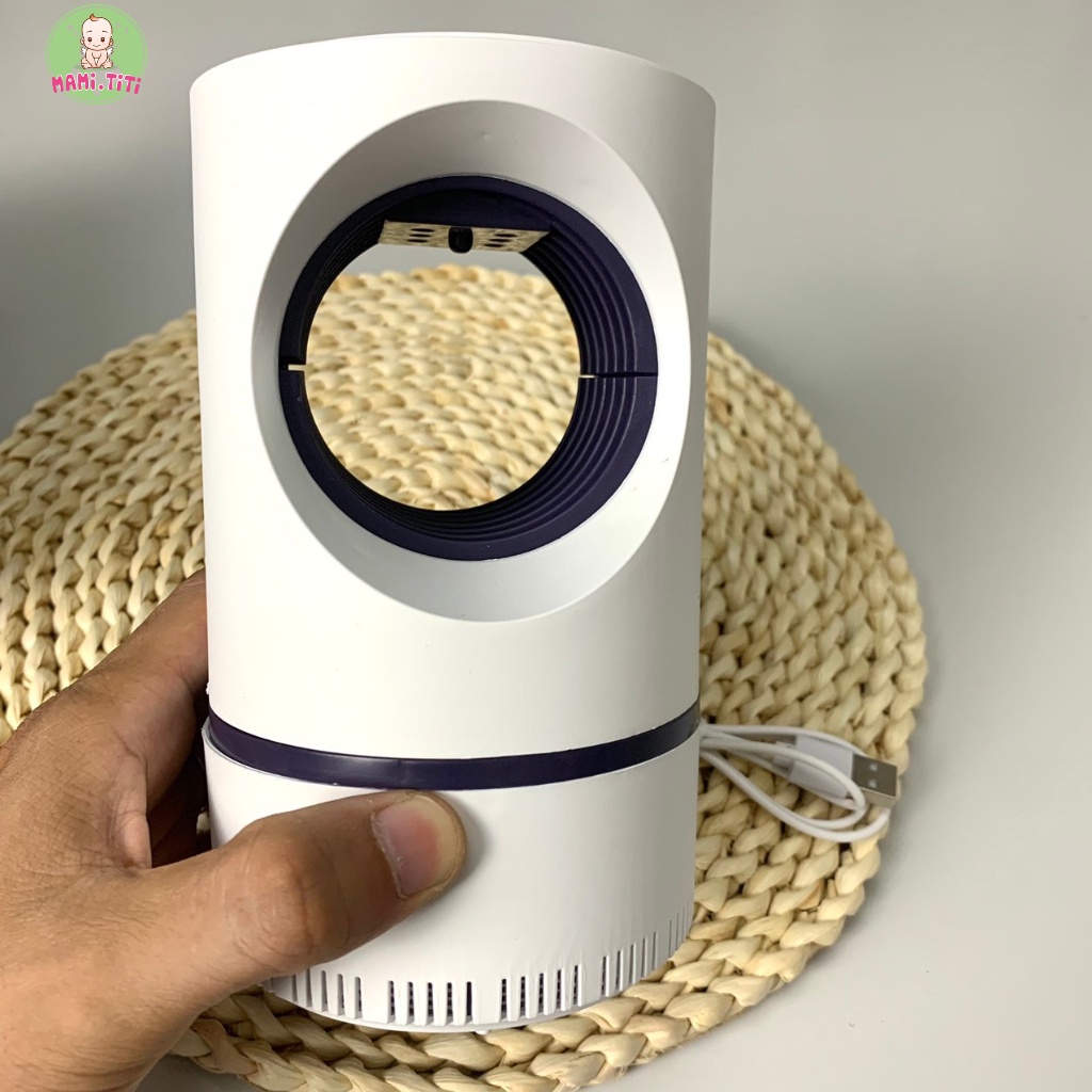 Đèn bắt muỗi  FREESHIP  Máy bắt muỗi thông minh hình trụ, cổng Usb diệt côn trùng hiệu quả