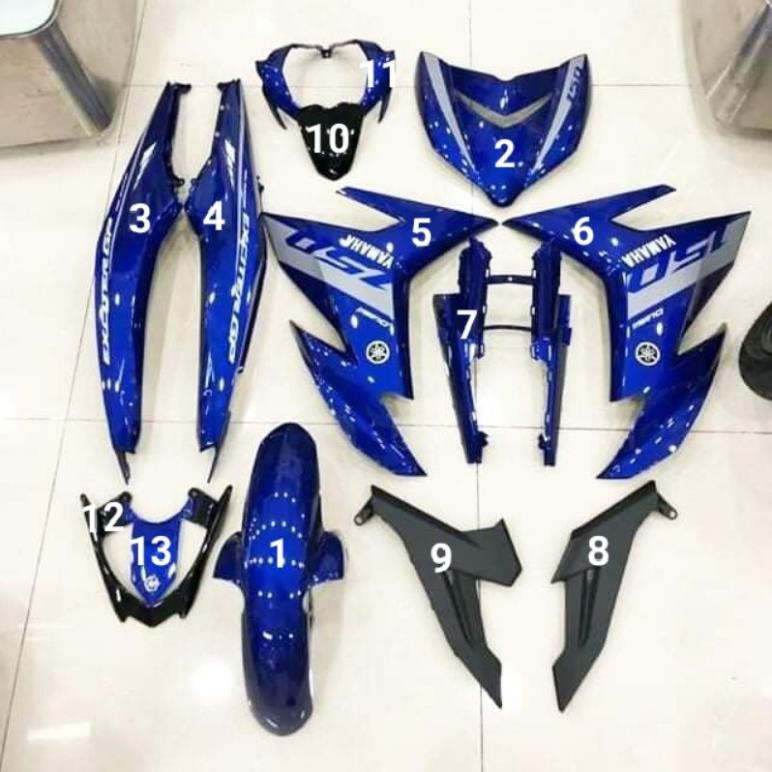 Dàn áo Exciter 150 Xanh GP 2020 Chính Hãng Yamaha