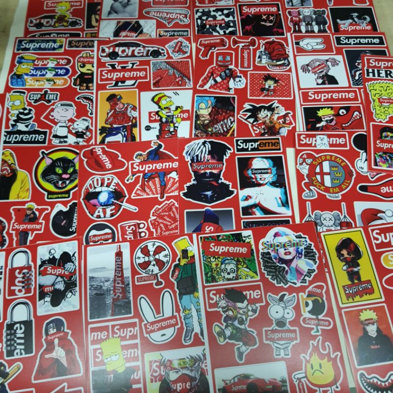 Hình dán sticker decor trang trí mũ bảo hiểm,vali,laptop,xe gắn máy