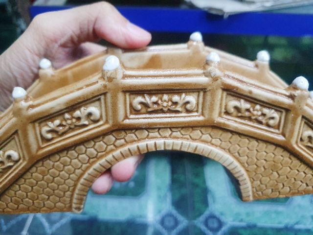 CẦU TRANG TRÍ HỒ CÁ NON BỘ 21X5X7CM