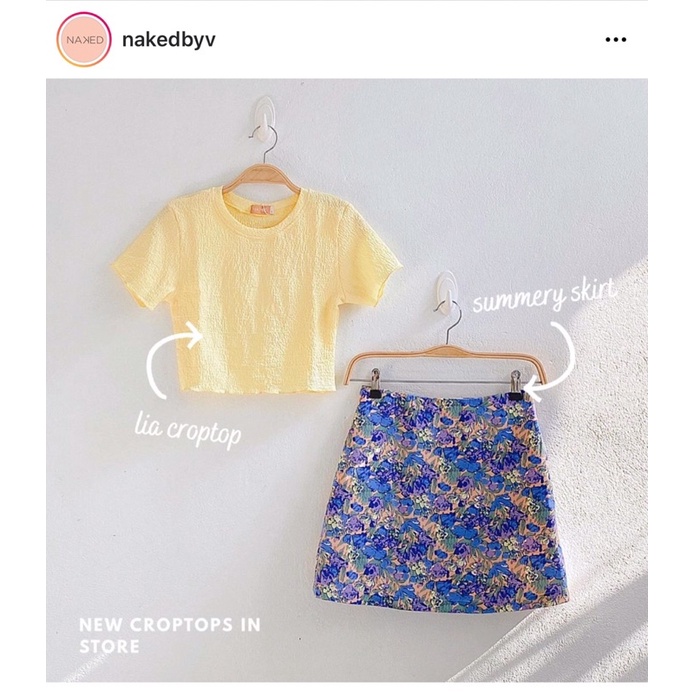 Áo croptop nakedbyv