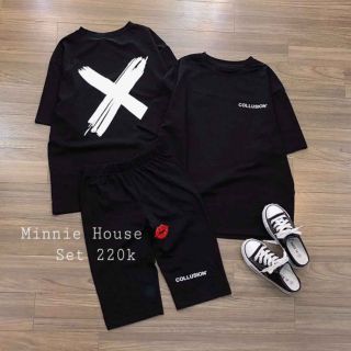 Đồ bộ cotton lửng 005