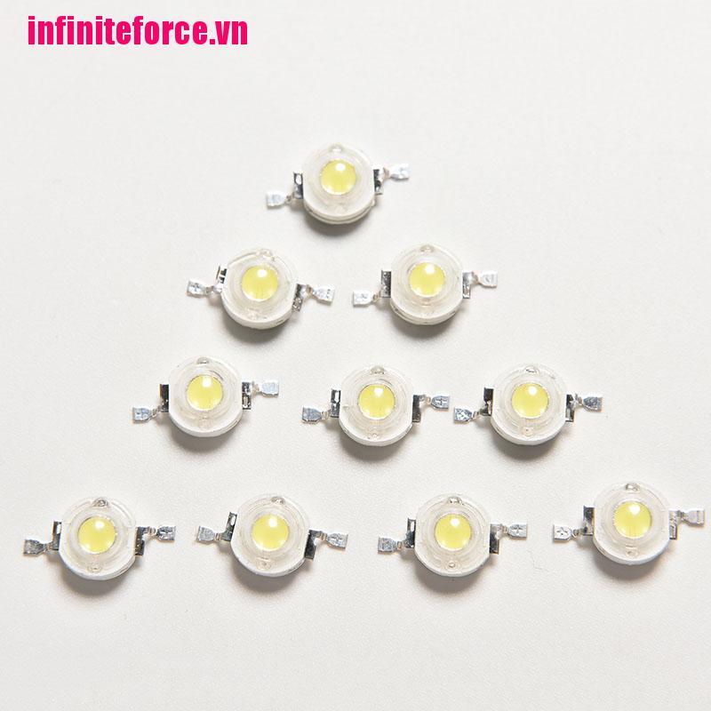 Vn Bộ 10 Đèn Led Smd 1w Màu Trắng