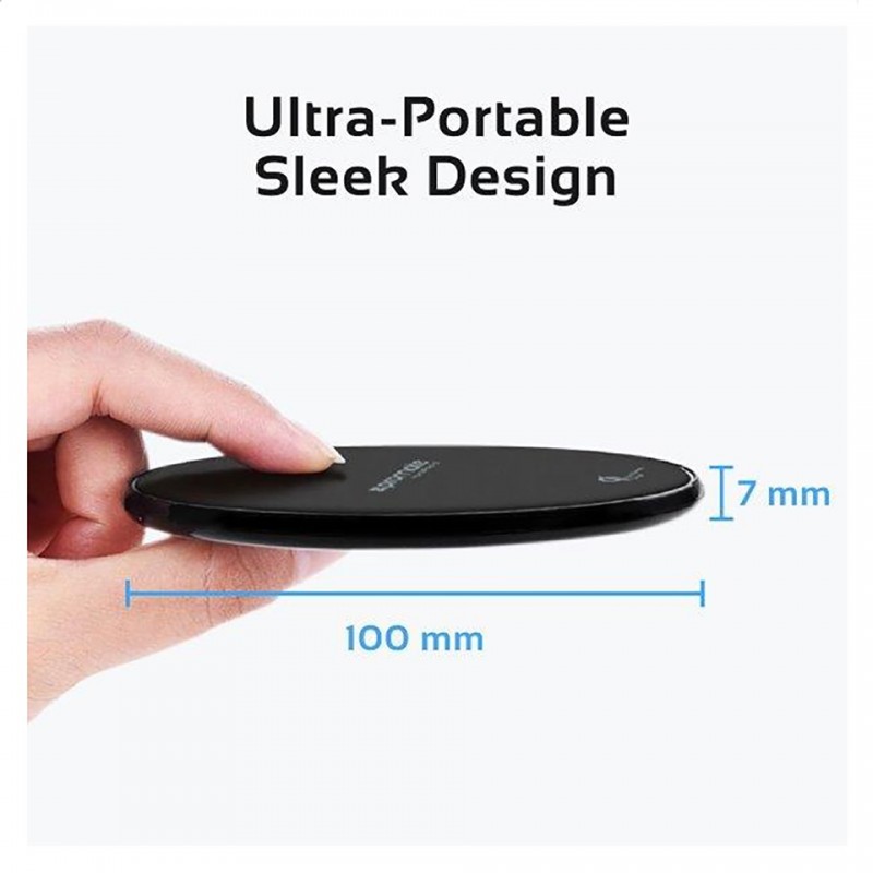 [CHUẨN CHÍNH HÃNG ] SẠC KHÔNG DÂY CHUẨN QI PROMATE AURAPAD-3 10W