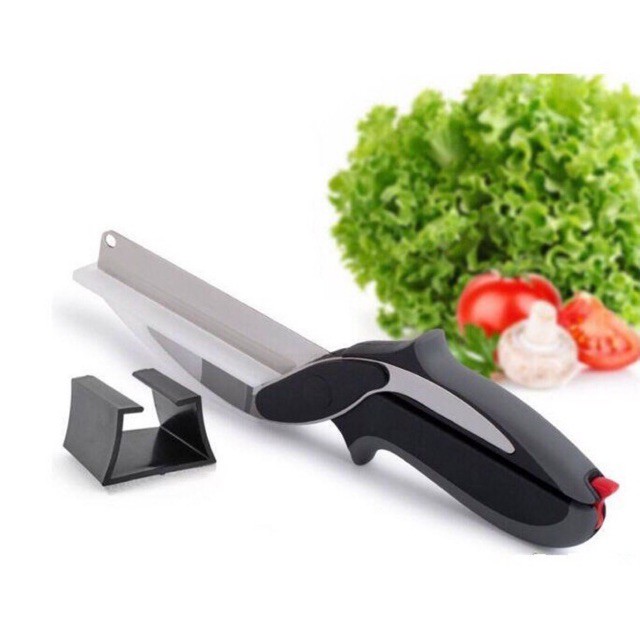 (HOT)Kéo cắt thái kèm thớt thông minh clever cutter chính hãng