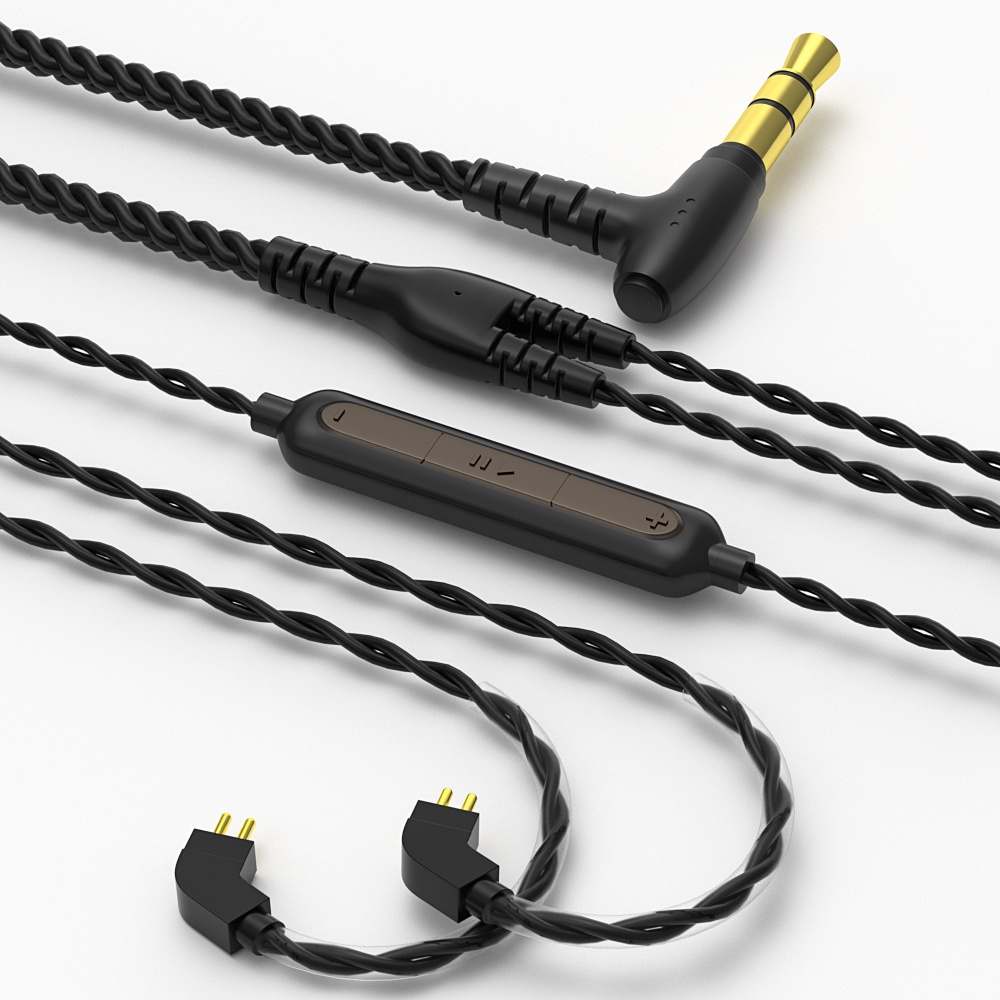 Dây cáp nâng cấp Cvj V2 4 Sợi 56cores Ofc 0.75mm 0.78mm với giắc 3.5mm cho Kz Trn Moondrop Iem Tfz