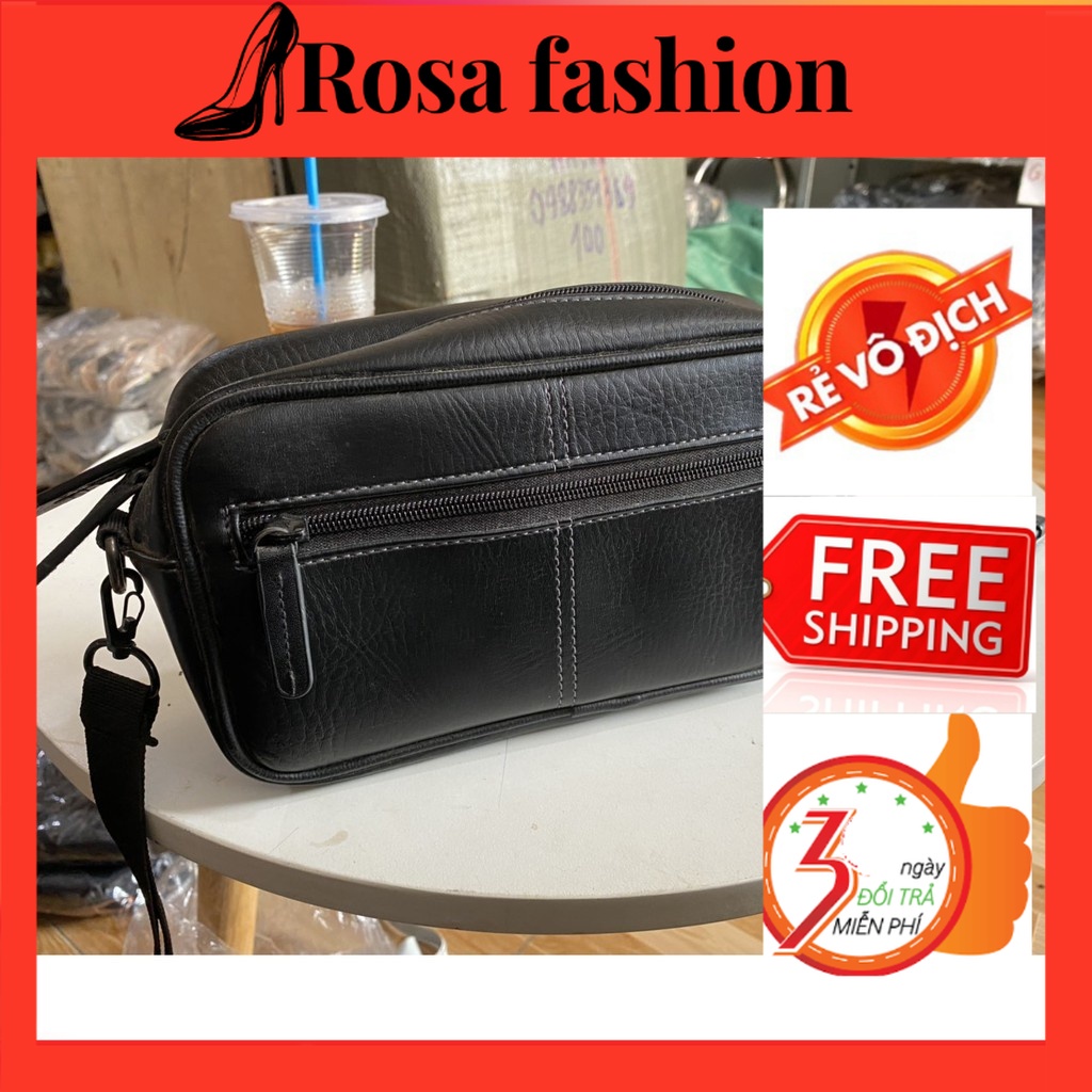 Túi đeo chéo / ví cầm tay da nam