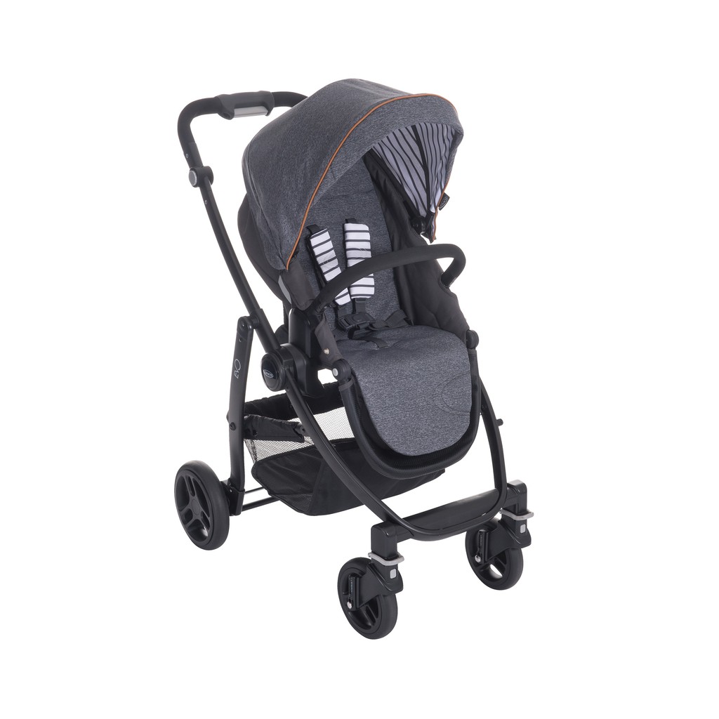 Xe đẩy trẻ em Travel System Graco Evo Trio Stripe