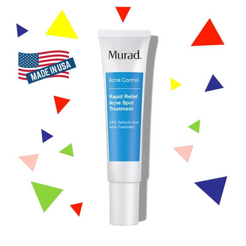 [Unbox/ Fullbox] Gel giảm mụn 4 giờ Murad RAPID RELIEF ACNE SPOT TREATMENT 15ml