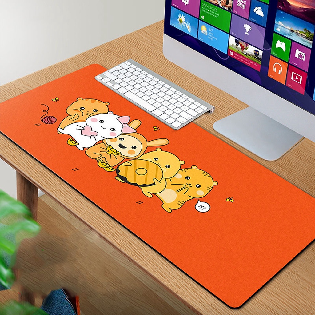 Bàn di chuột, miếng lót chuột, mouse pad size 80x30, 90x40