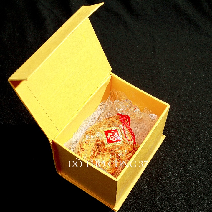 Túi vàng thủy tinh phong thủy