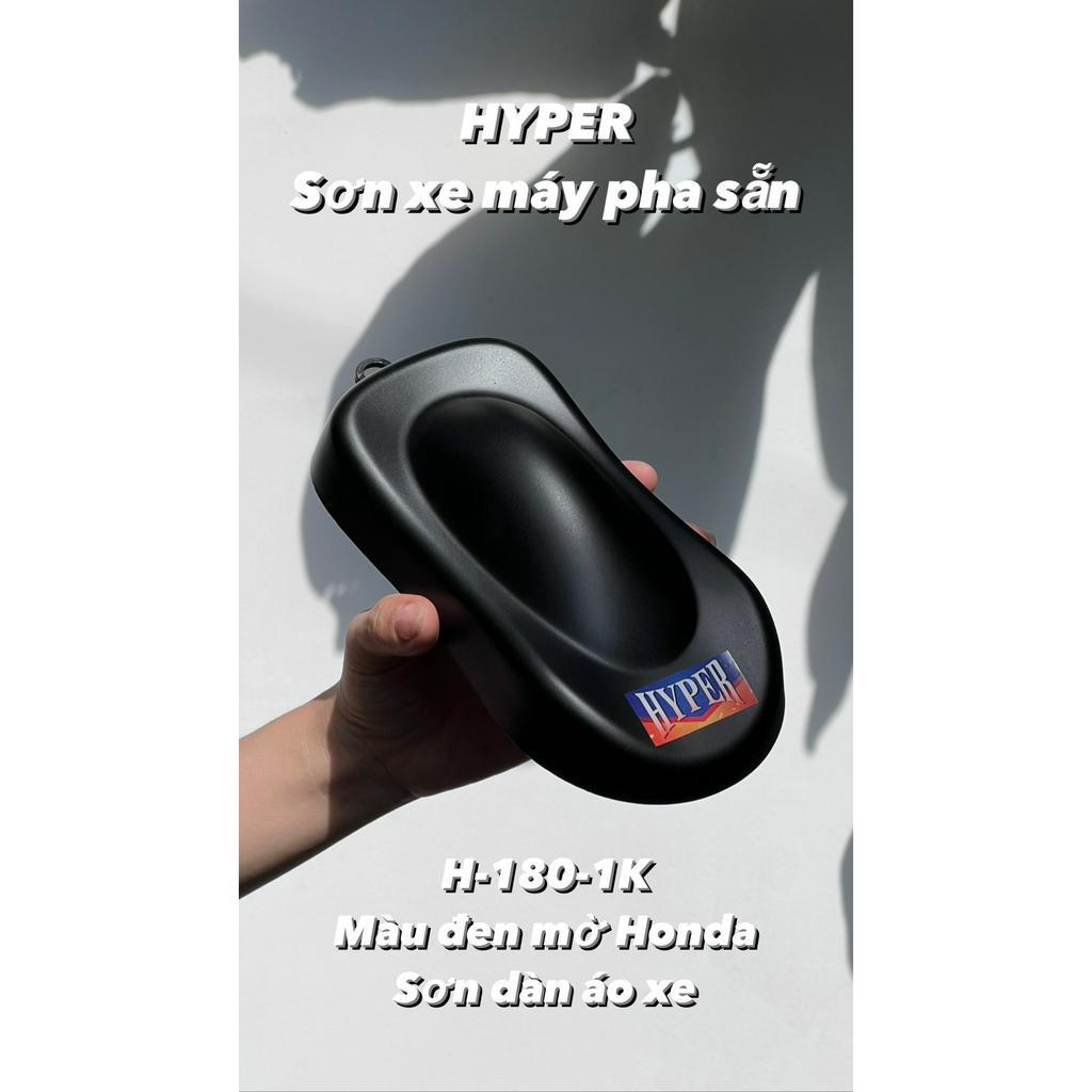 Sơn màu đen mờ muối tiêu 1K sơn dàn áo, lốc máy  - 1 Lít