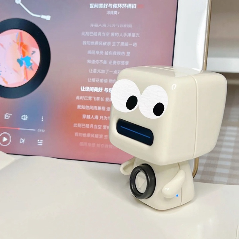 Loa Bluetooth Không Dây Mini Hình Robot Hoạt Hình Sáng Tạo