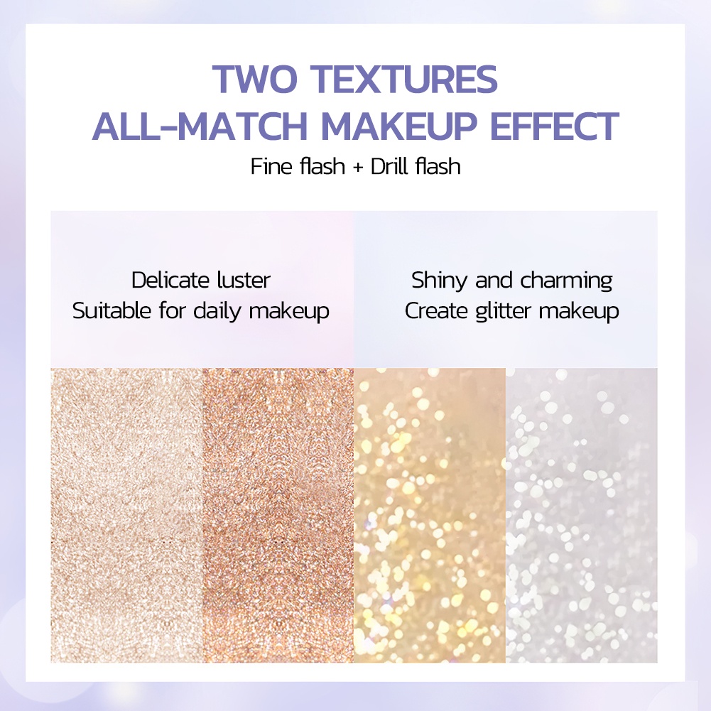 (Hàng Mới Về) Phấn Mắt Dạng Lỏng Gecomo 4 Màu Lấp Lánh Tùy Chọn Chống Thấm Nước Màu Sắc | BigBuy360 - bigbuy360.vn