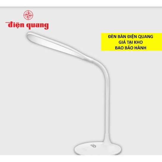 Đèn bàn học LED có sạc, bảo vệ thị lực Điện Quang LDL13B 5W ( Pin LITHIUM, 5W, chức năng đổi màu )