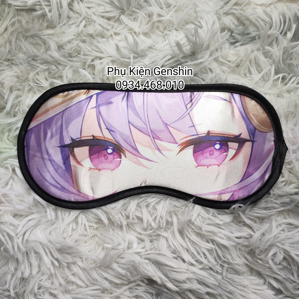 Bịt mắt ngủ Genshin Impact có kèm gel massage thư giãn