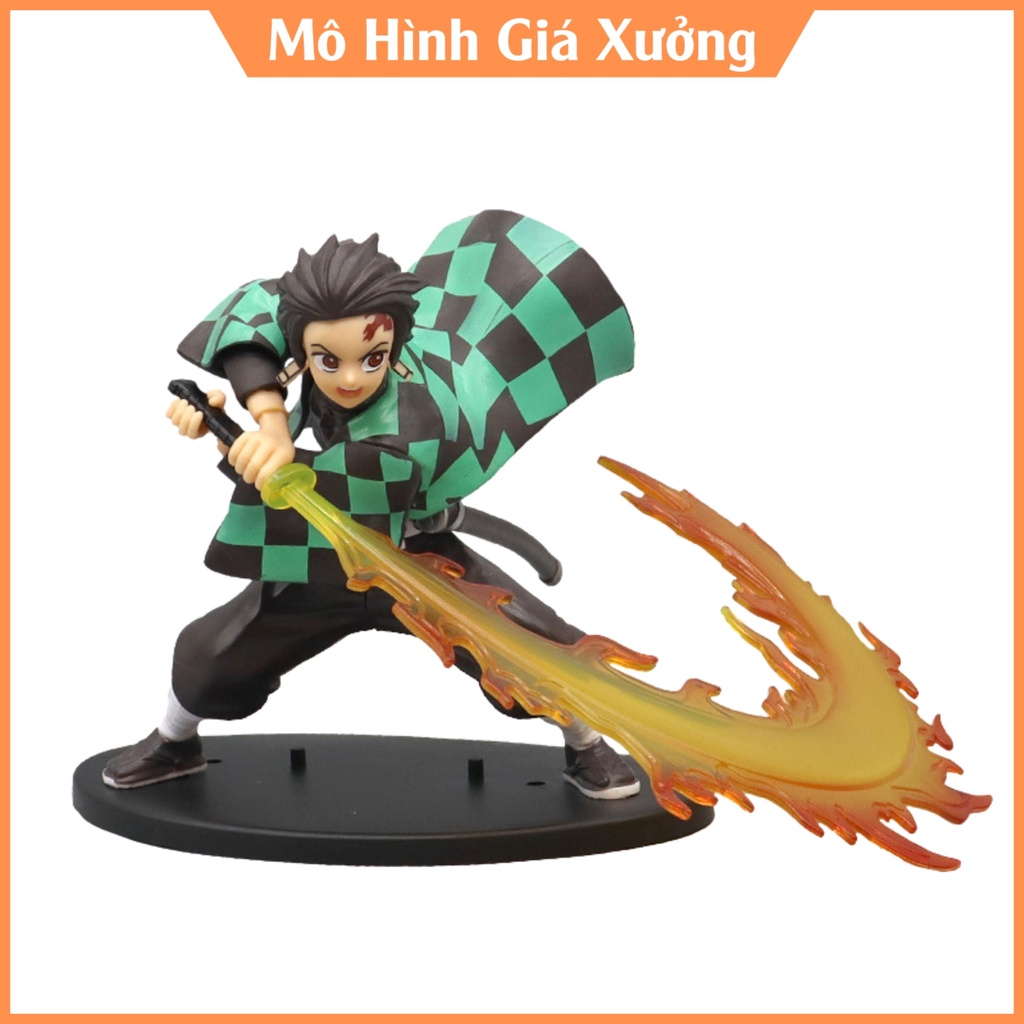 Mô hình Kimetsu No Yaiba figure Demon Slayer Tanjirou Nezuko Zenitsu Inosuke Giyuu Shinobu...figure thanh gươm diệt quỷ
