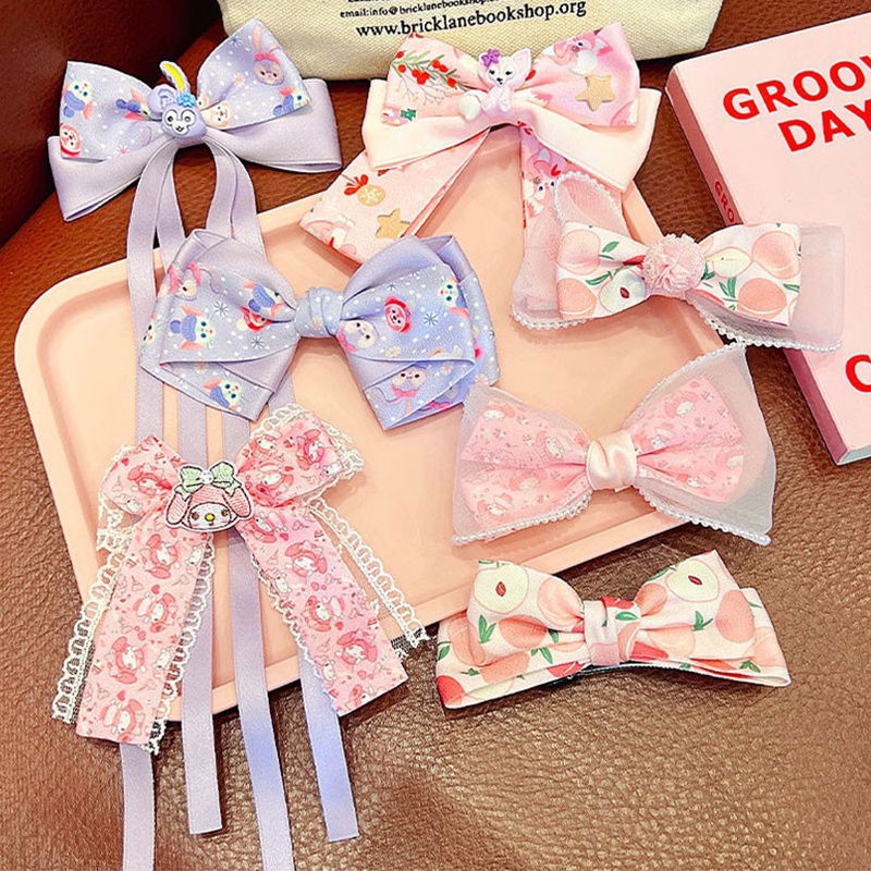 Kẹp Tóc Hình Nơ Hoạt Hình Xinh Xắn Cho Bé Gái Aku