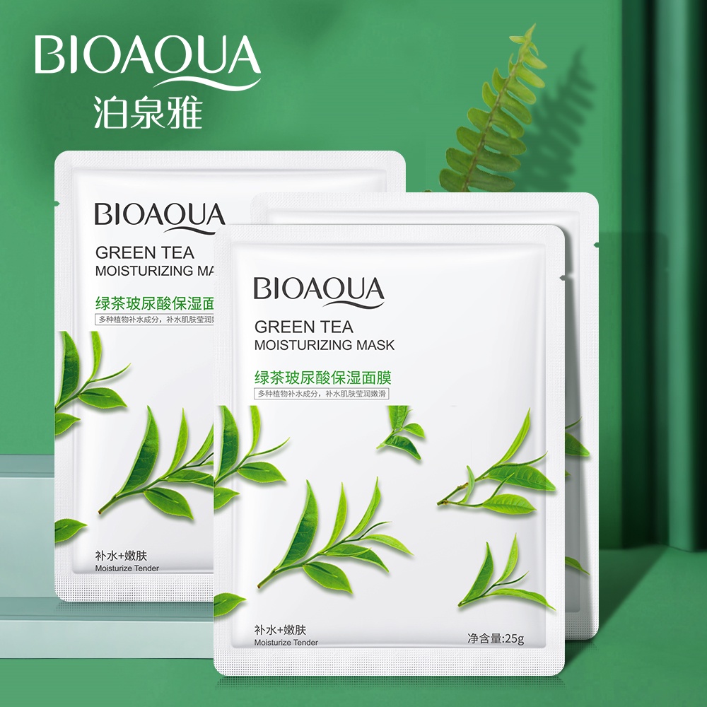 [MN 001] Mặt nạ giấy BIOAQUA dưỡng ẩm da, thải đôc, giảm bã nhờn, Mask giảm mụn cao cấp, mặt nạ trắng da chuyên sâu | BigBuy360 - bigbuy360.vn