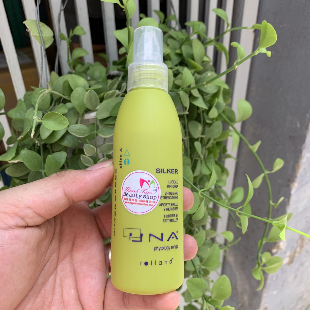 Nước dưỡng làm khỏe và bóng tóc Rolland Una Silker 150ml ( độ bóng 4)