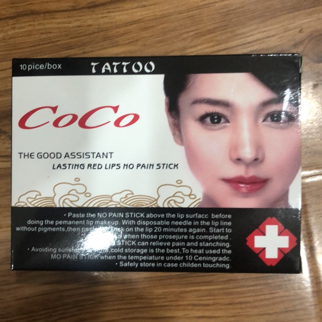 Miếng dán môi Coco DCPX-NTA  Hình Cô Gái Chuyên Dùng Phun Xăm Thẩm Mỹ