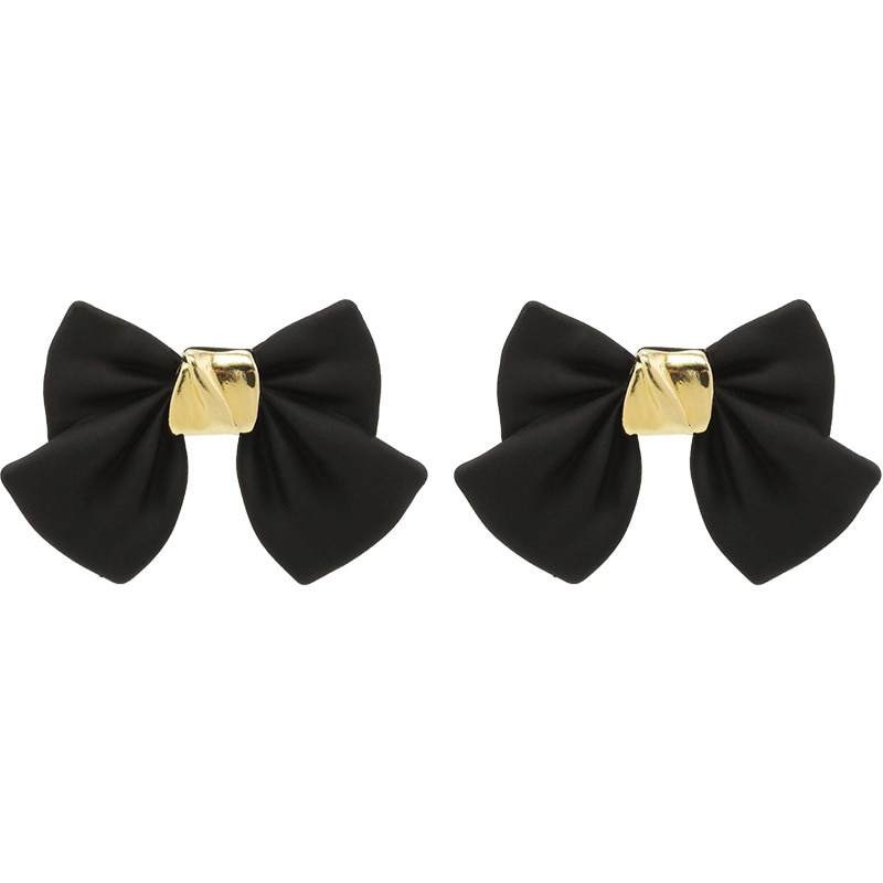 Hepburn Wind Khuyên Tai Dạng Kẹp Hình Nơ Không Xỏ Lỗ Eh13001