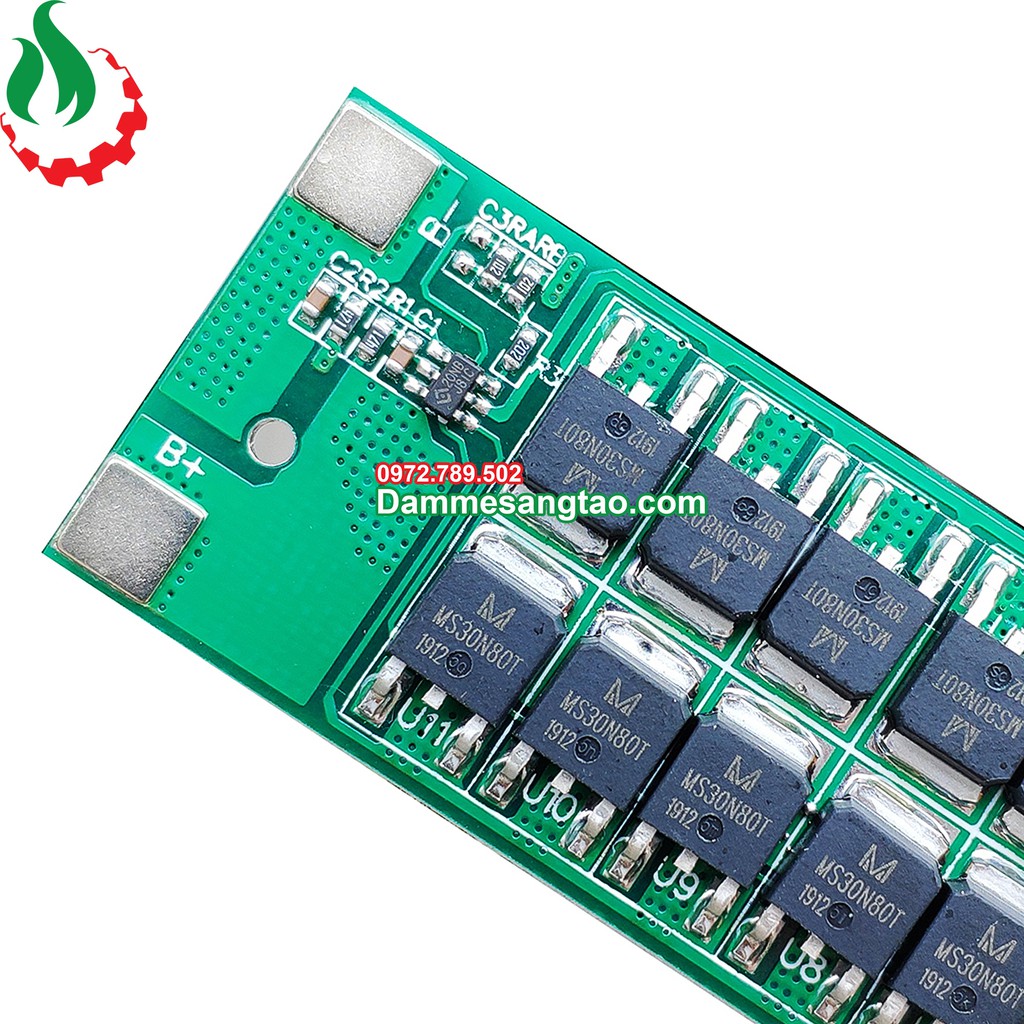 Mạch 2S 7.4V 25A BW bảo vệ pin Li-ion 3.7V