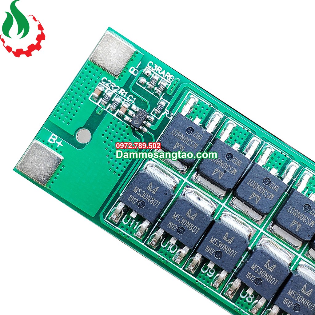 DMST Mạch 2S 7.4V 25A BW bảo vệ pin Li-ion 3.7V