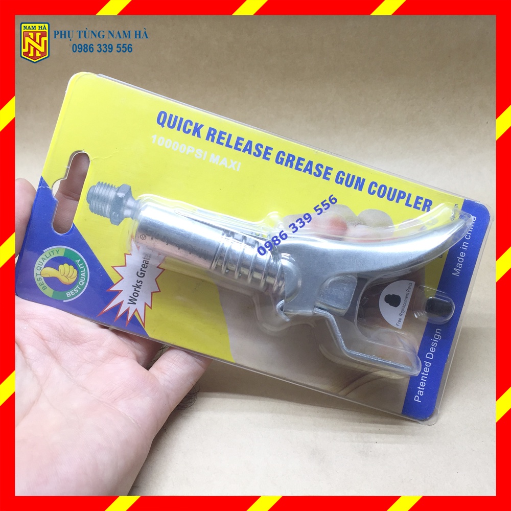 Đầu bơm mỡ kẹp nhanh, đầu kẹp nhanh vú bơm mỡ bò