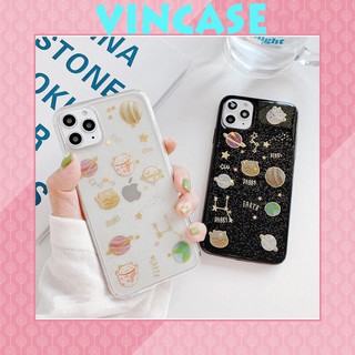 Ốp iphone - Ốp lưng Kim Tuyến Galaxy hình mèo 5/5s/6/6s/6plus/6s plus/7/8/7plus/8plus/x/xs/xs max/11/11pro max - VinCase