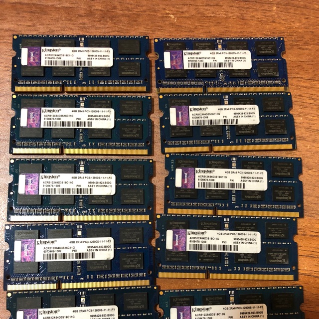 DDRAM 3-4Gb pc3-12800S kingtons