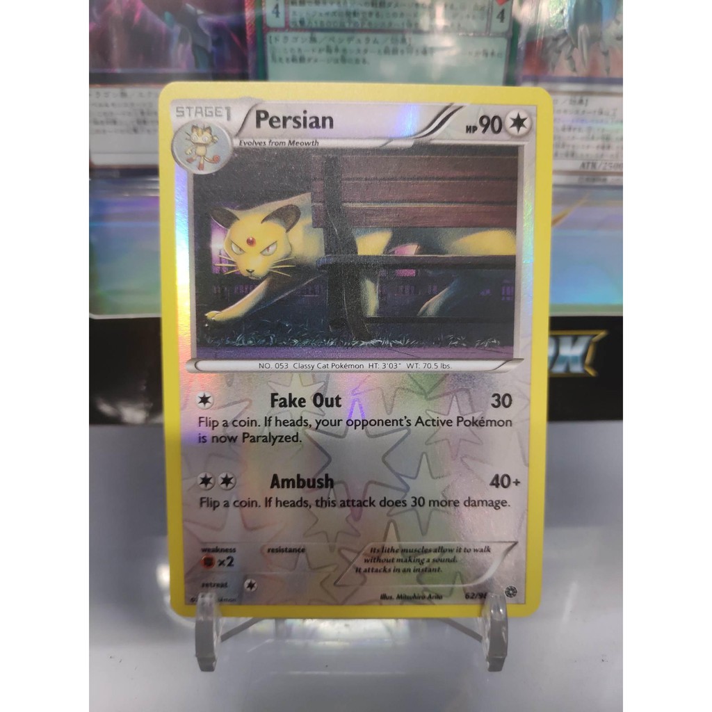 [ Dưa Hấu Yugioh ] Lá bài thẻ bài Pokemon Persian