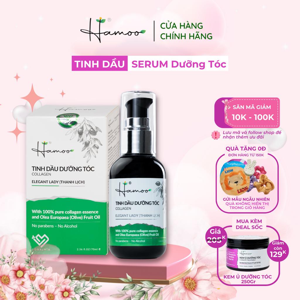 Tinh Dầu Dưỡng Tóc HaMoo Elegant Lady Hương Thanh Lịch Giúp Tóc Suôn Mượt Bóng Khoẻ 70ml Giá Dùng Thử