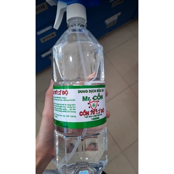 Cồn 70 độ - 90 độ chai 1000ml có vòi