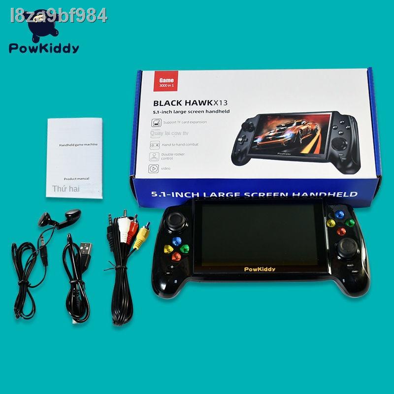 ☢Máy chơi game PSP màn hình HD 5.1 inch cầm tay GBA FC kiểu cũ hoài cổ arcade MP5 đôi có thể tải xuống
