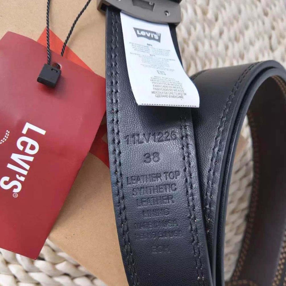 9.9 Thắt lưng da Levis Levis khoá ghim trang trí quần jean thịnh hành giản dị cho nam