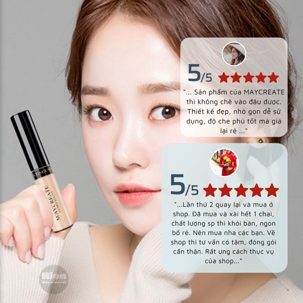 Kem  Che Khuyết Điểm  nội địa Trung Kiềm Dầu Kháng Nước Maycreate Gather Beauty Concealer