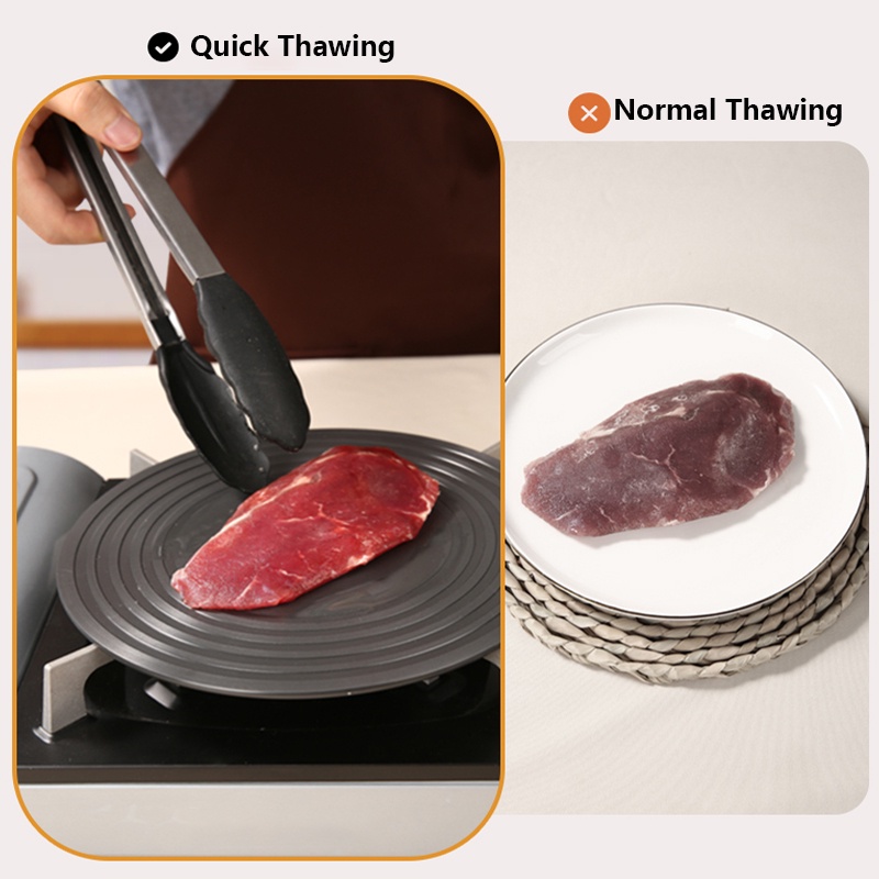 JEETEE Tấm Kim Loại Chịu Nhiệt Làm Nóng / Dày 4MM 24/28CM Cho Nhà Bếp